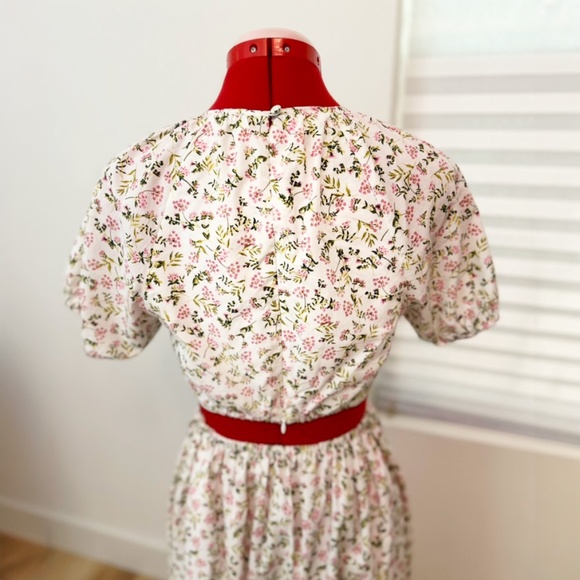 J Crew Cutout Dress In Meadow Floral - Picture 4 of 11